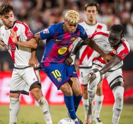 برشلونة ضد رايو فاليكانو — EG news