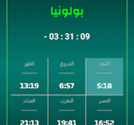 مواقيت الصلاة — EG news