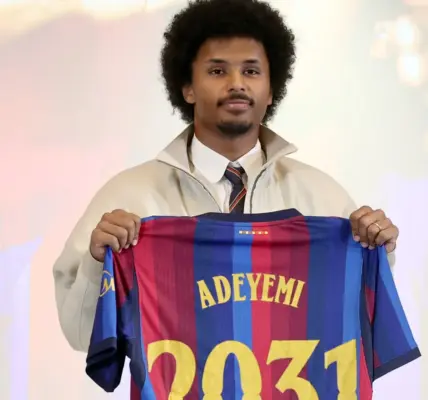 برشلونة يتعاقد رسميًا مع كريم أديمى نجم دورتموند.. فيديو