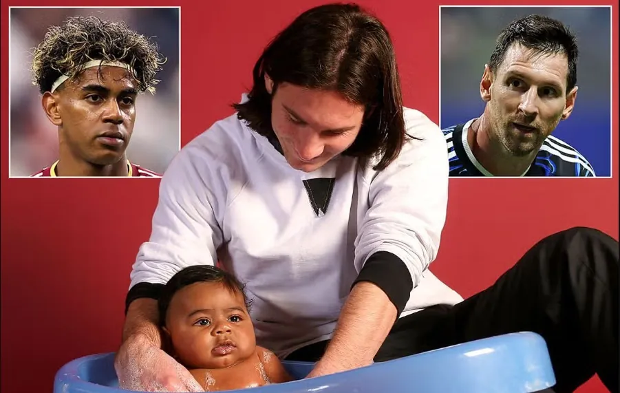 لامين يامال من طفل بين ذراعي ليو إلى نجم يتحدى ميسي في نهائي كأس العالم | صور