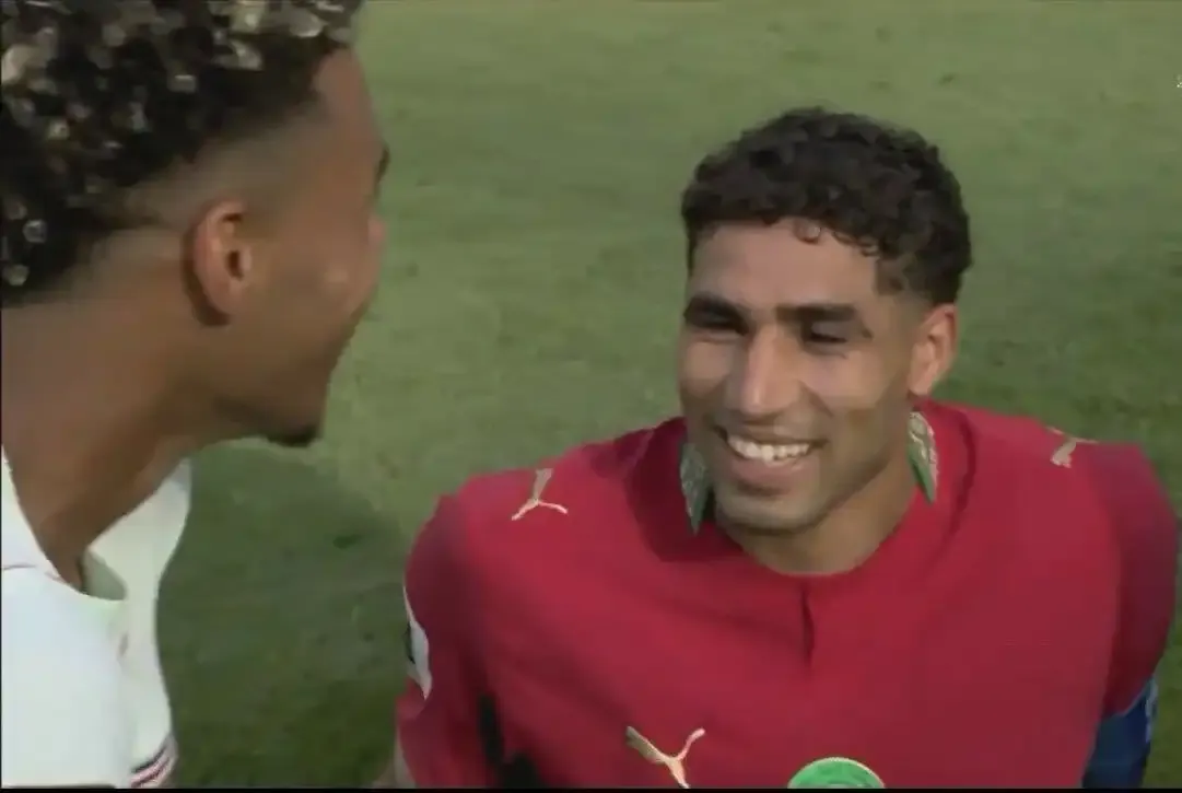 أشرف حكيمي بعد مباراة فرنسا والمغرب