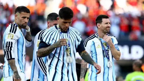 حسرة لاعبي منتخب الأرجنتين